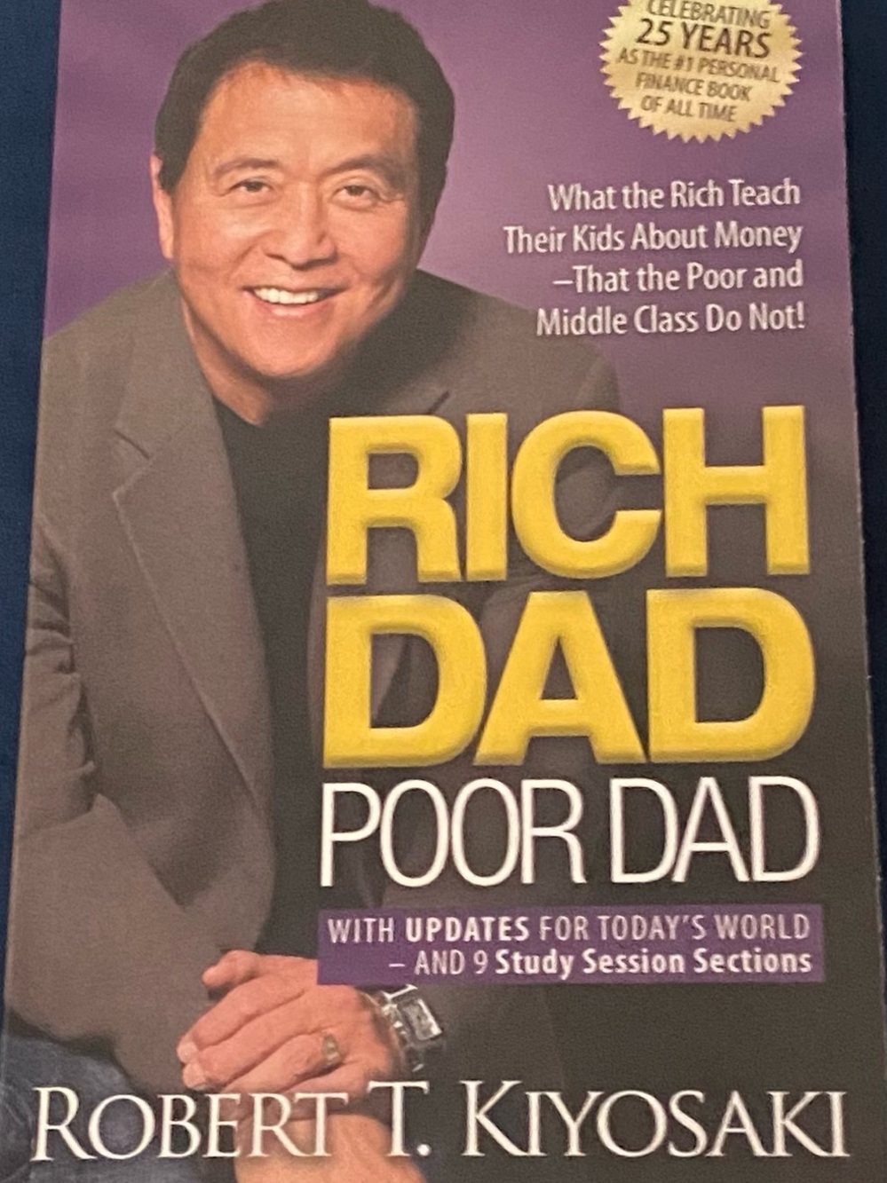 Rich Dad Poor Dad Book - Yellow Cover - Robert T. Kiyosaki